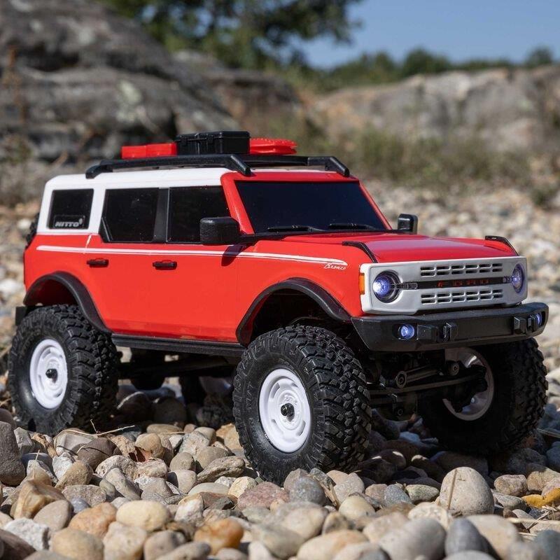 Axial 1/24 SCX24 Ford Bronco Heritage ED 4X4 RTR Brshd RC (Bat&Char Incl.), Red - 3