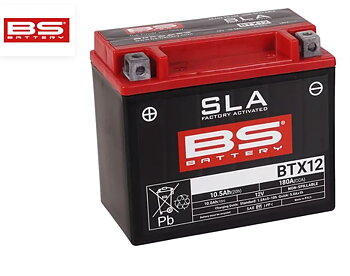 MC/ATV Batteri 12V 10Ah BS Battery BTX12 – AGM Underhållsfritt