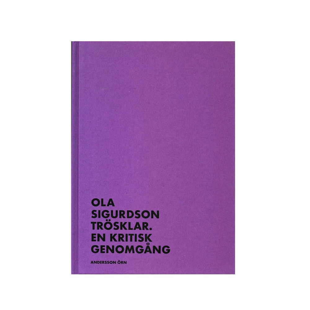 Ola Sigurdson: Trösklar
