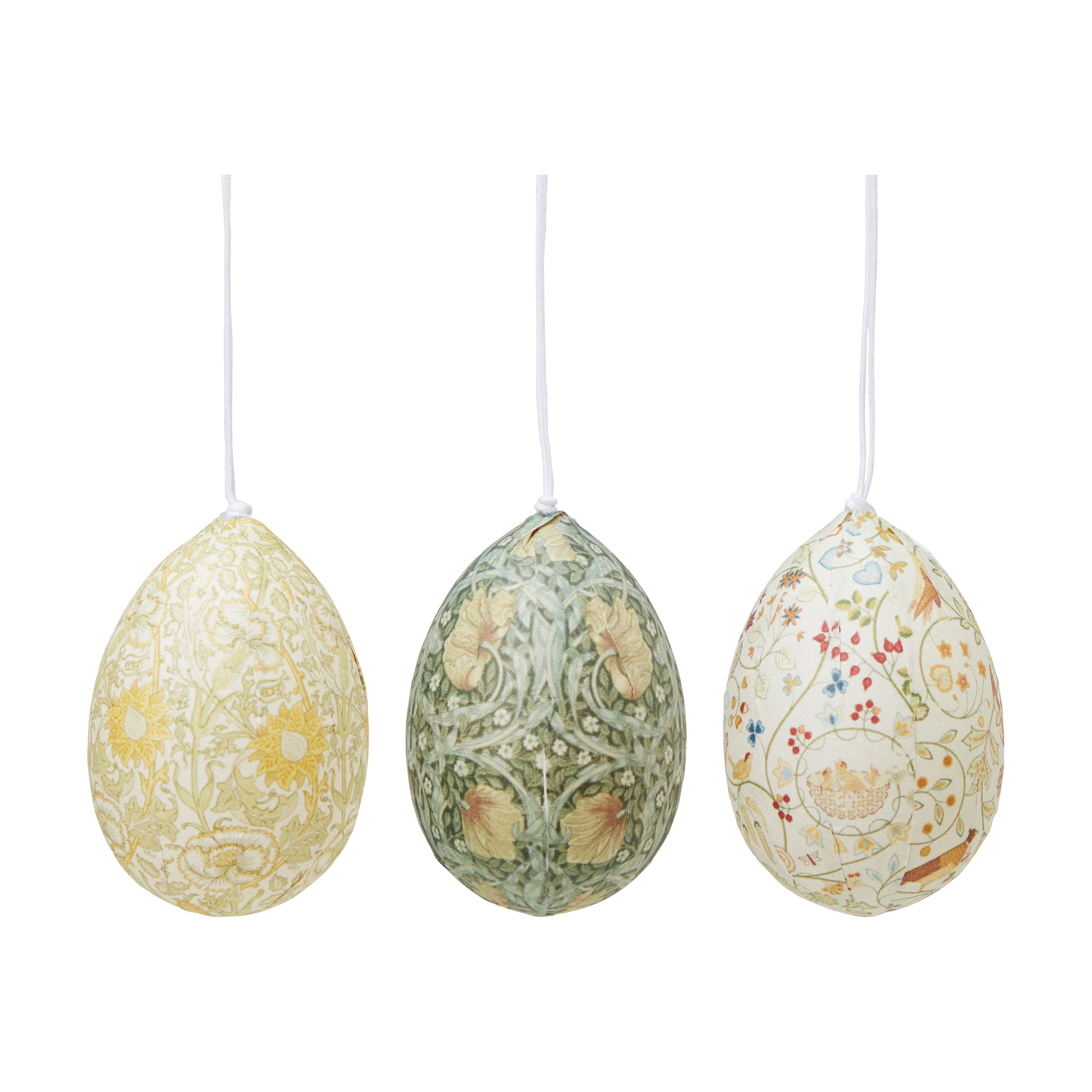 Eggs with hangers in a bag - Green mottled - 6-pack - 2