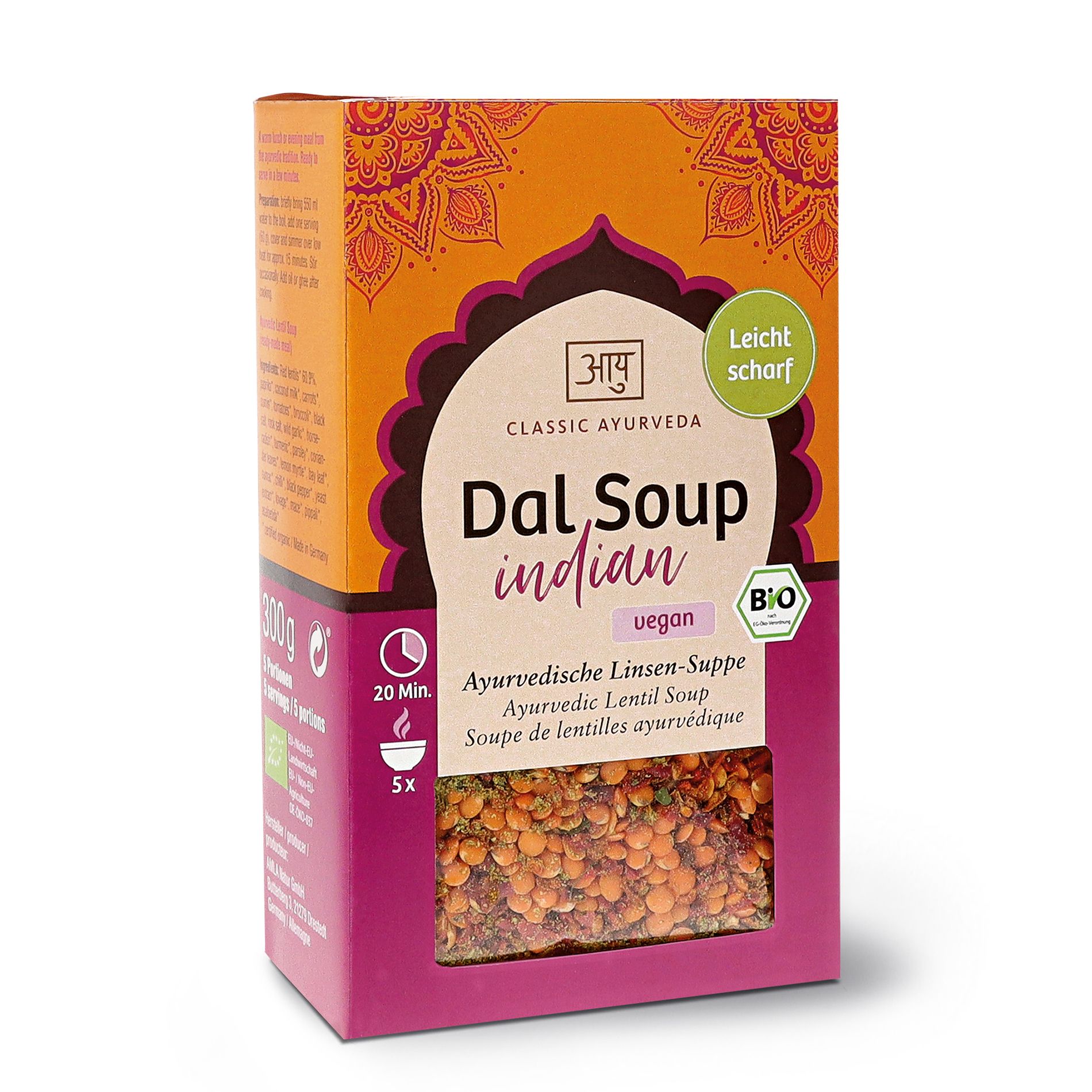 Dal-soppa - Indisk, 240g, Classic Ayurveda