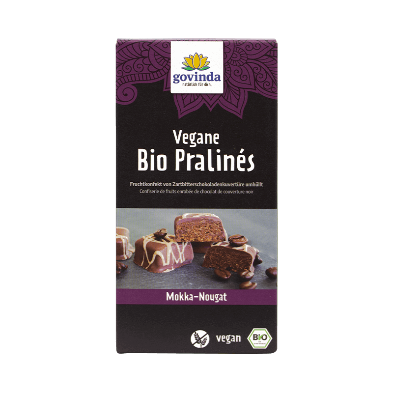 Mocha-Nougat Praliner 70g, Govinda