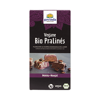 Mocha-Nougat Praliner 70g, Govinda