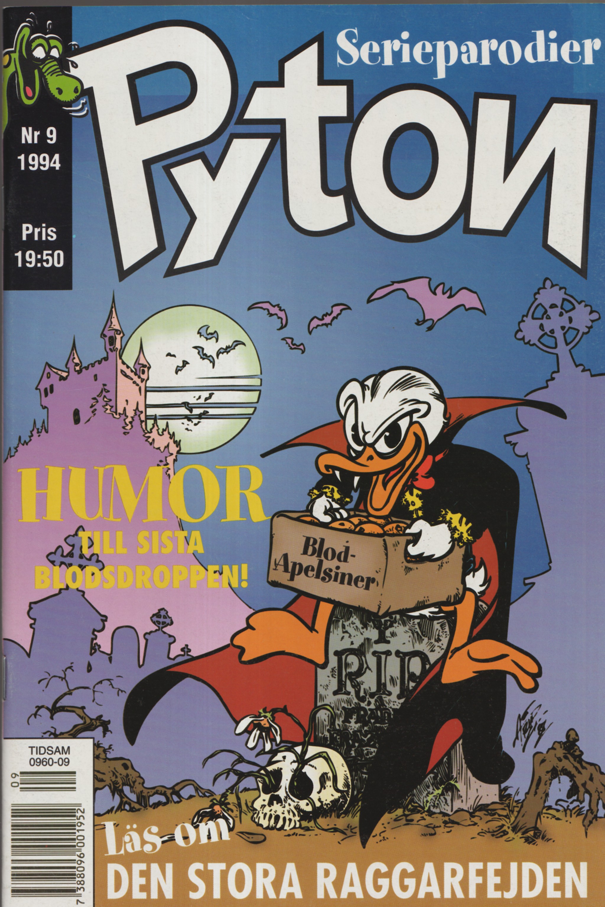 Pyton nr 9 1994, Den stora raggarfejden
