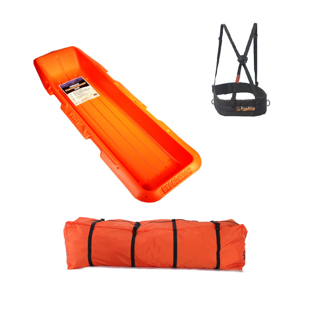 Parispulka, harness and pack bag package