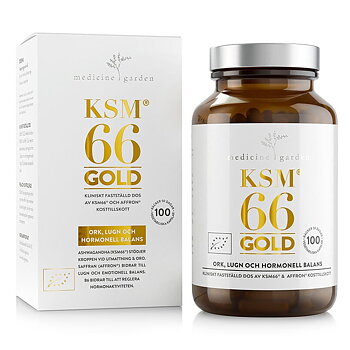 KSM66 Gold 100 kapslar Eko, Medicine Garden