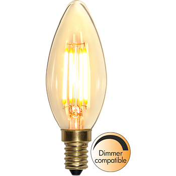 LED-lamppu E14 C35 pehmeä hehku