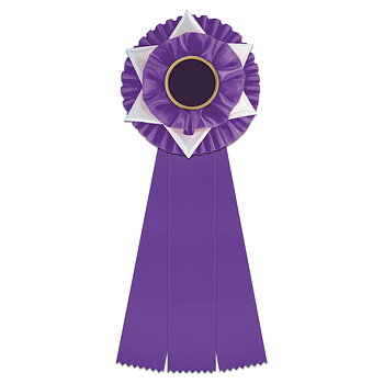 6255 - Rosette für Pferd, Hund, Veranstaltung, 38 cm