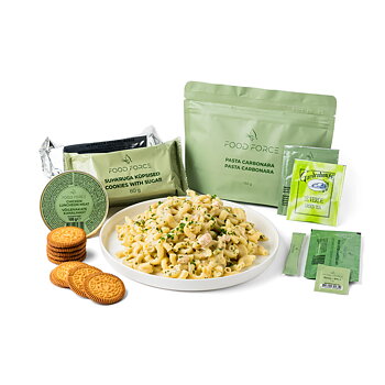 Food Force | Pasta Carbonara Hovedmåltid  | Frysetørret mad | 402g