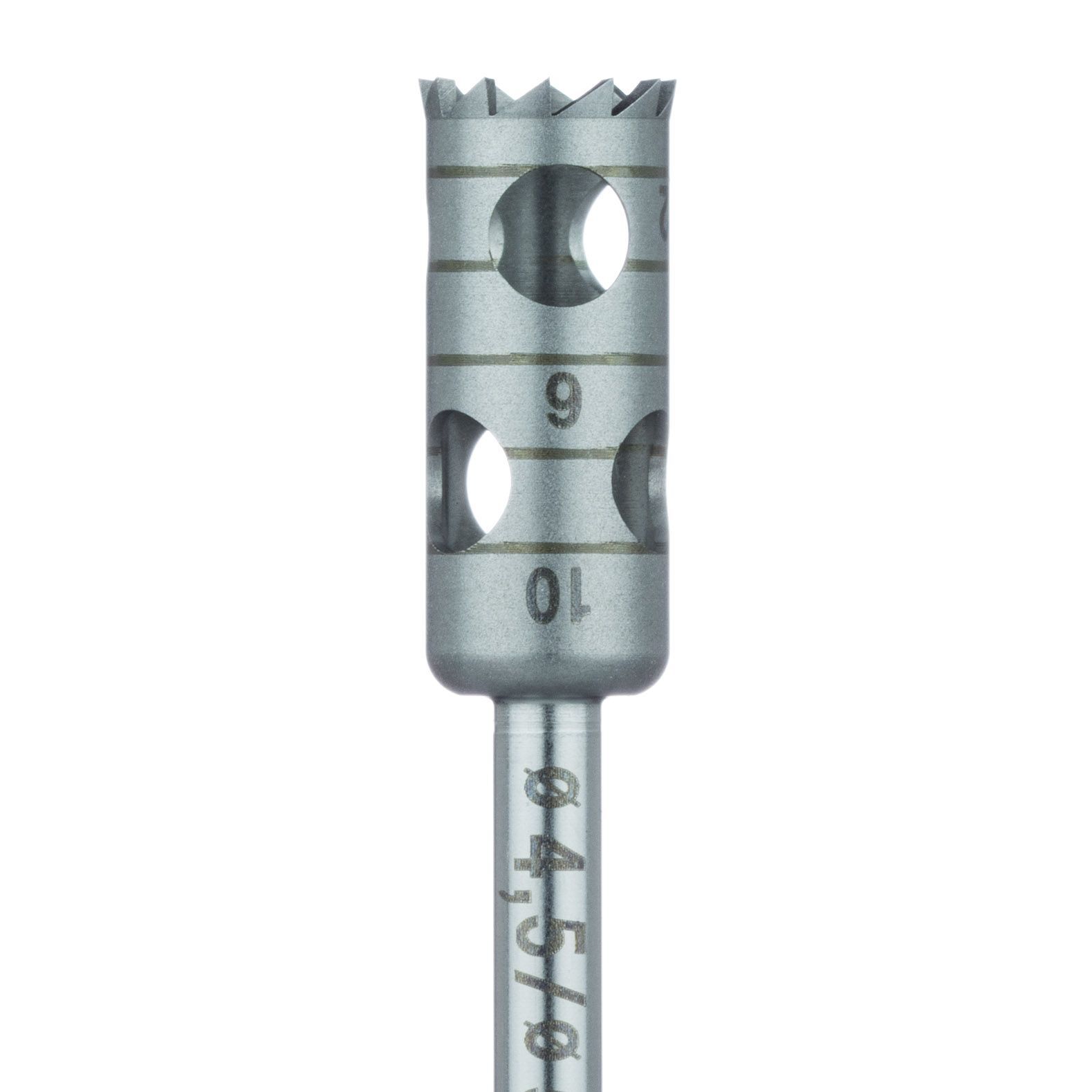 Trephine bur 10 mm RA inner diam. 4.5 mm