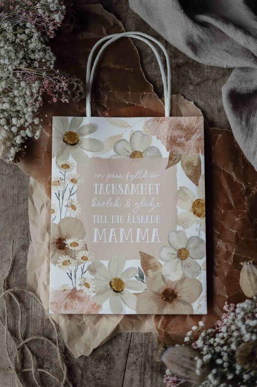 Gåvopåse, "Älskade Mamma" - Majas Cottage