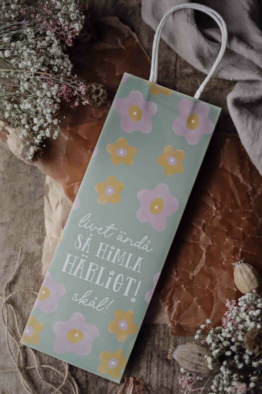 Flaskpåse, Livet ändå, så himla härligt! - Majas Cottage