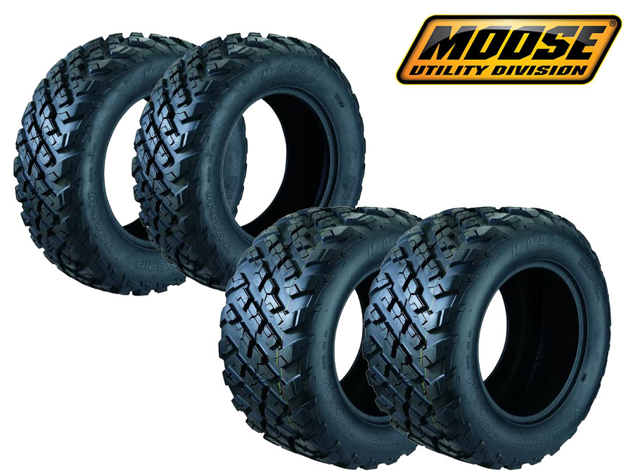 ATV/UTV Däckpaket 27x9-14 & 27x12-14 Moose Offroad Versagrip – E-märkt