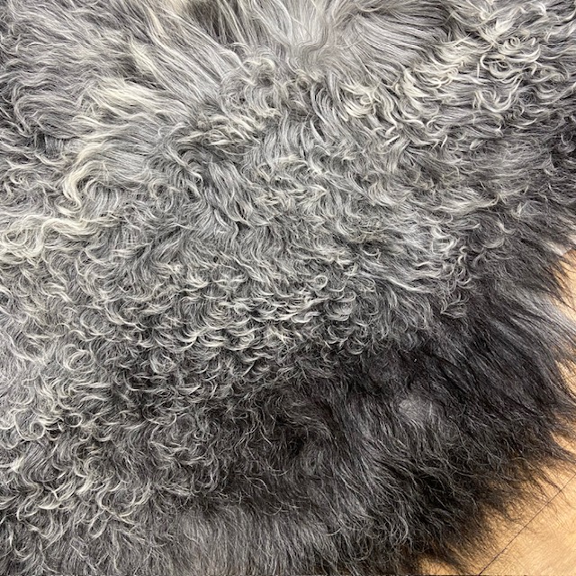 Naturfärgad Tibetanskt Lammskinnsfäll - 9