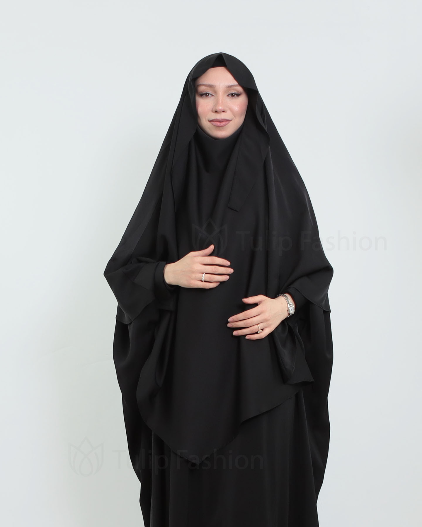 Abeer Khimar - Black - 2