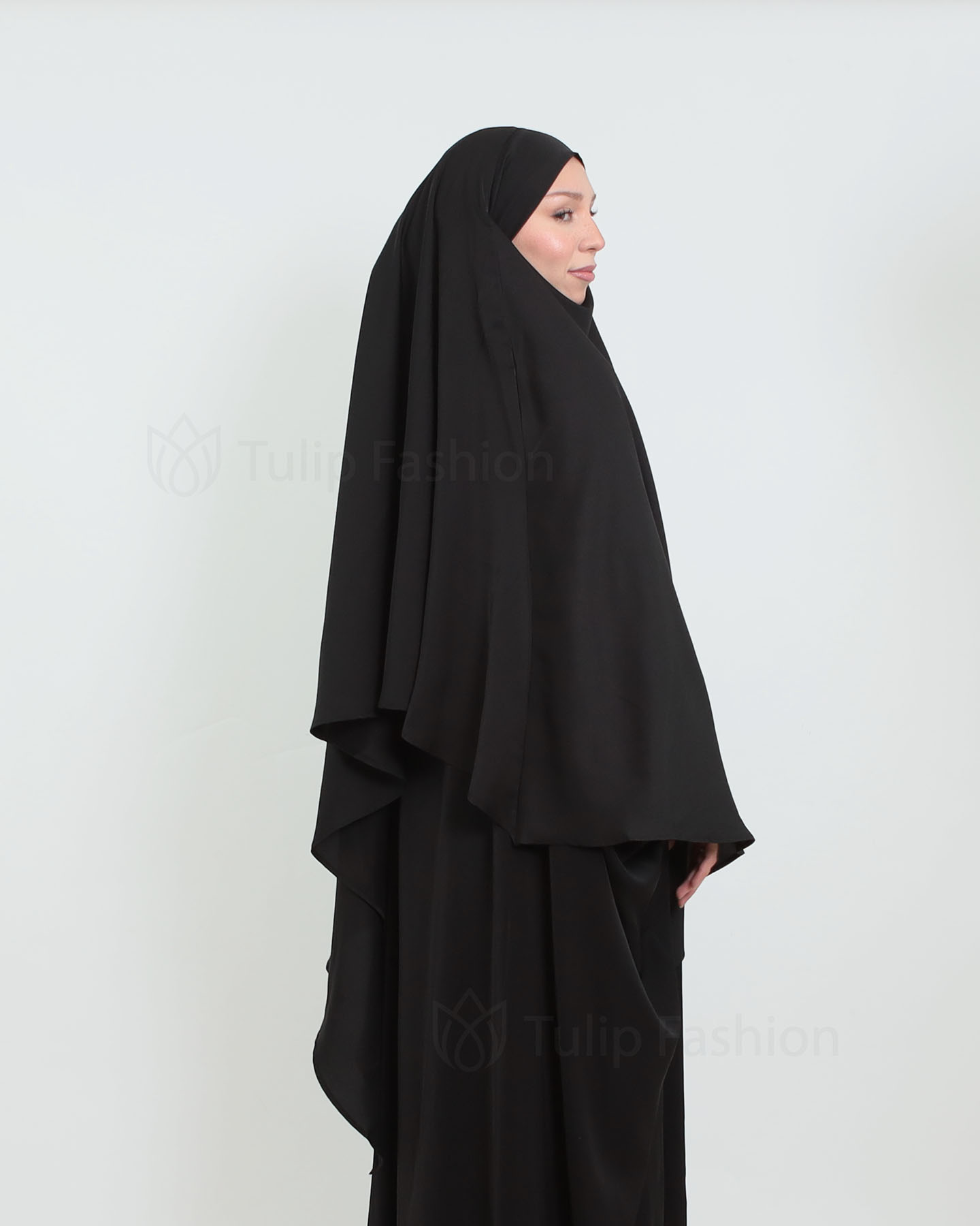 Abeer Khimar - Black - 3