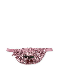 sequin bumbag mellow rose