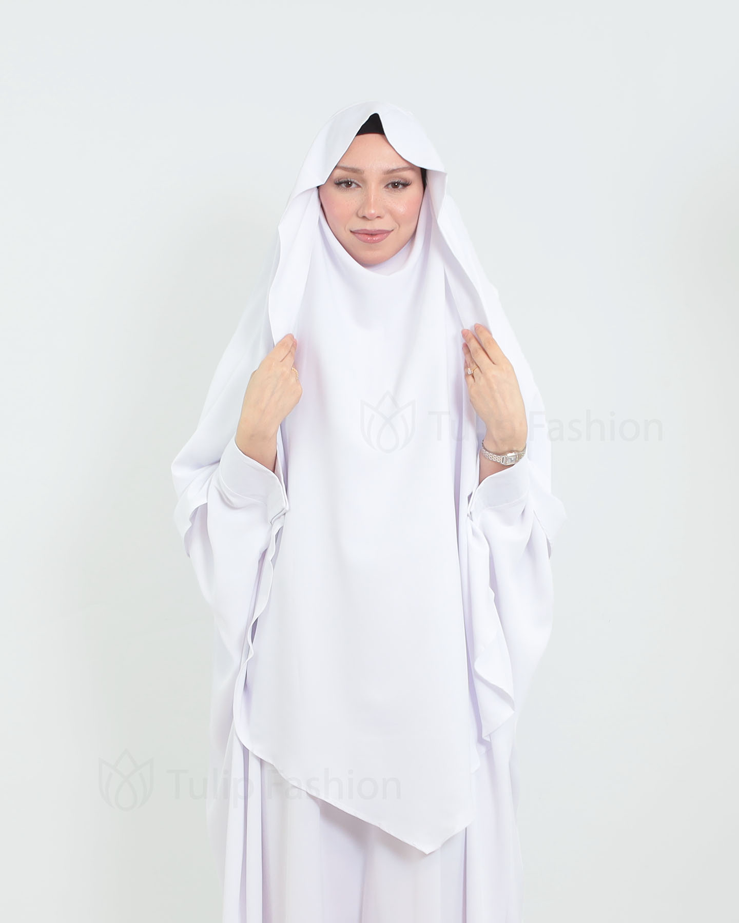 Abeer Khimar - White - 3