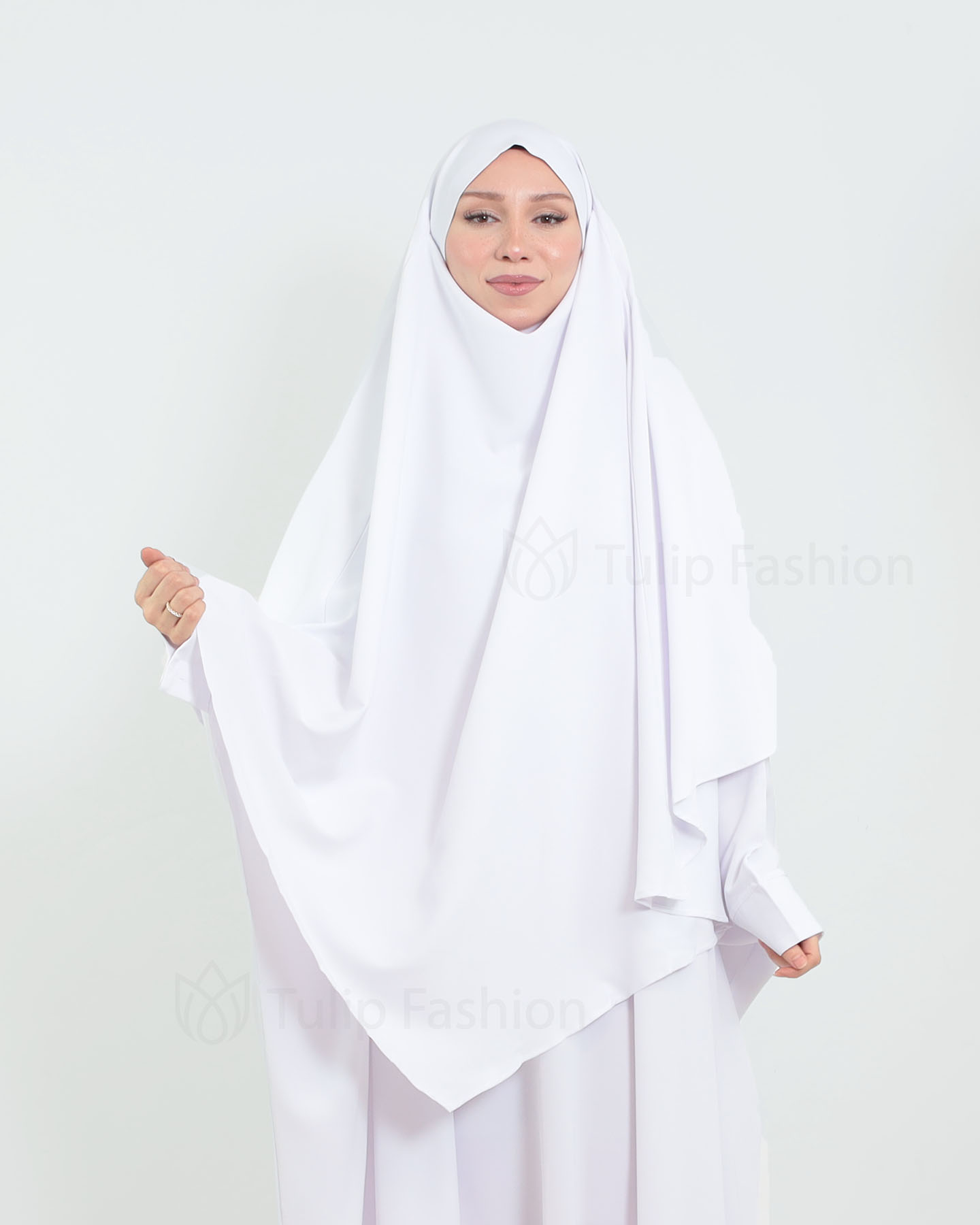 Abeer Khimar - White