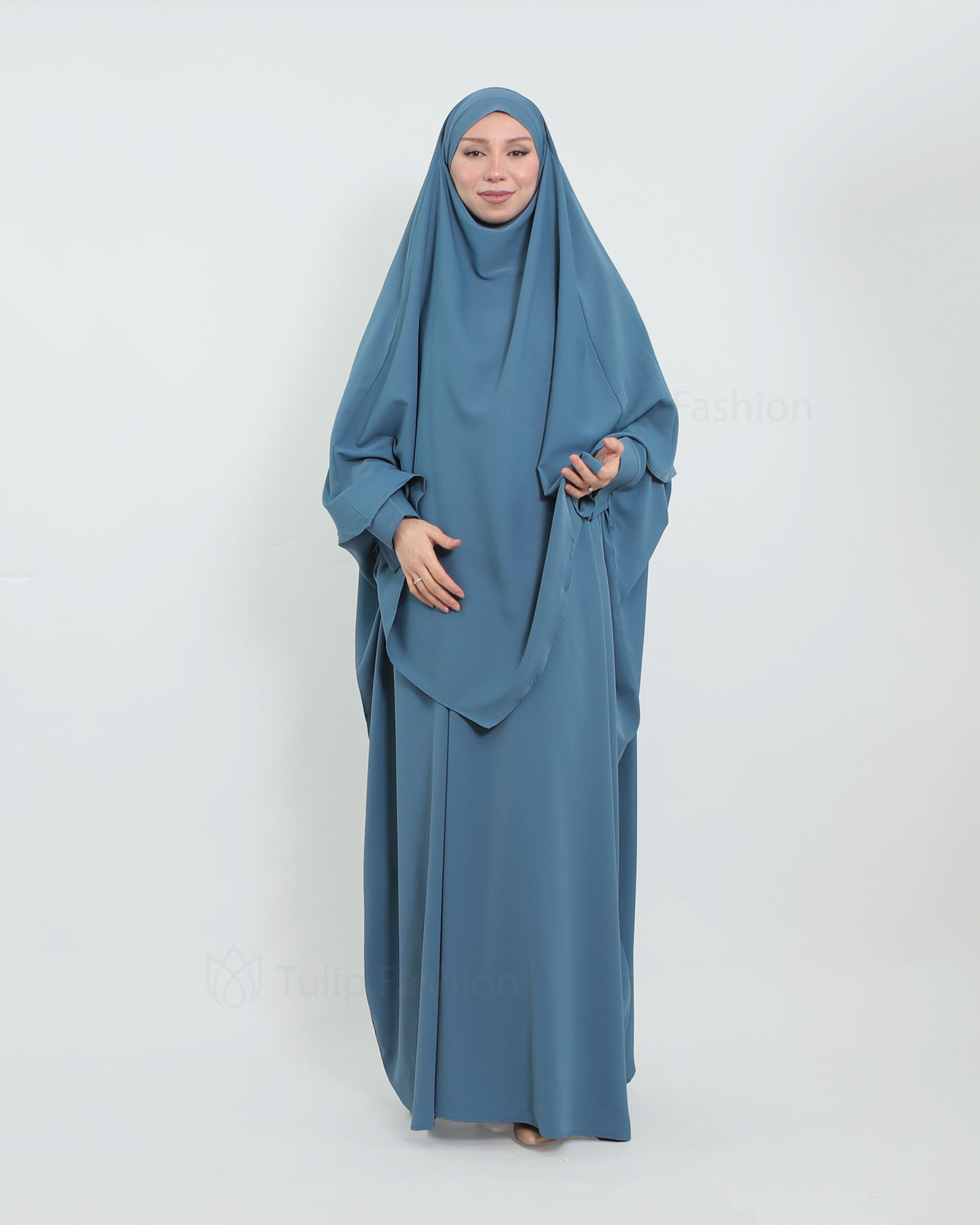 Abeer Khimar - Blue - 4