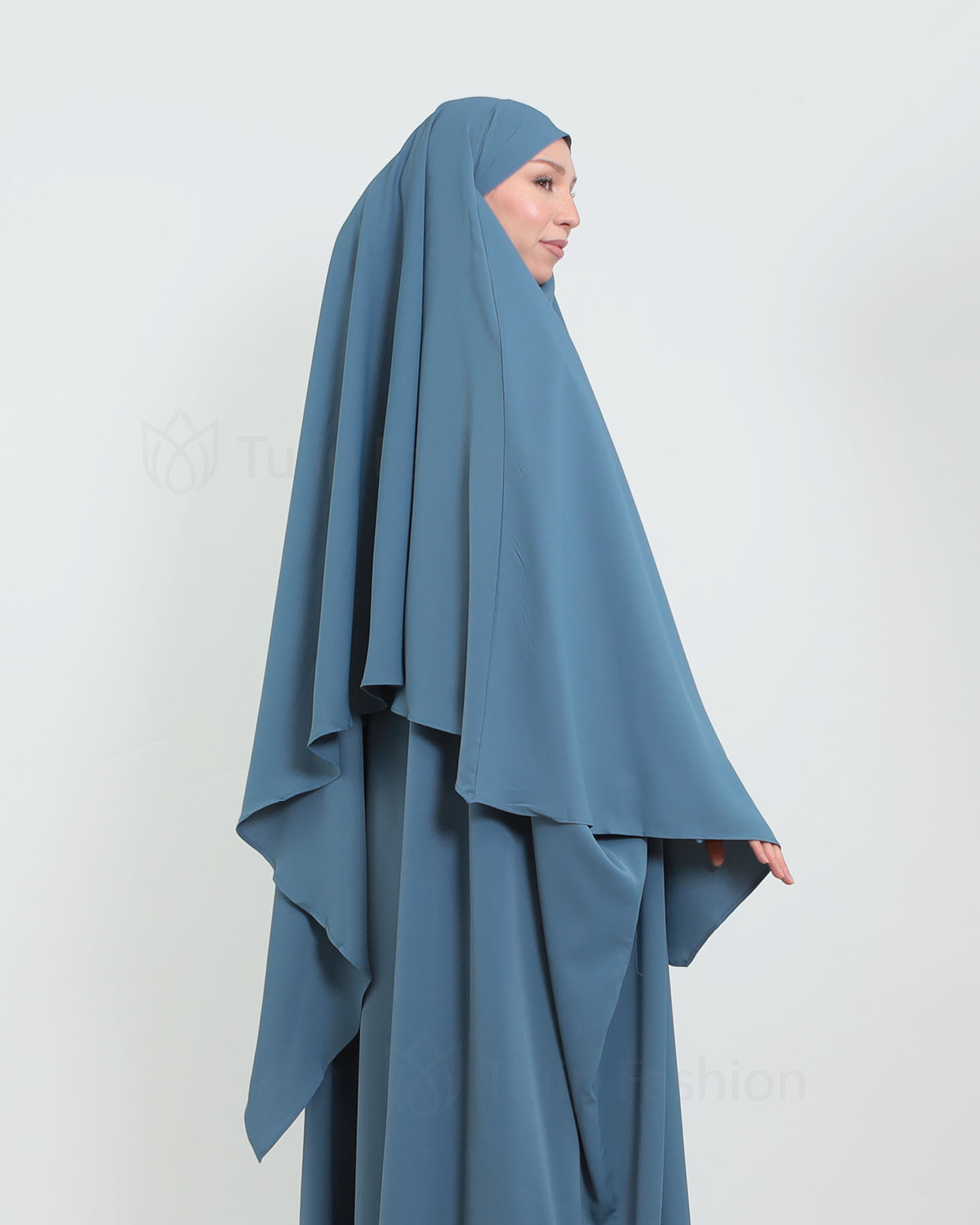 Abeer Khimar - Blue - 2