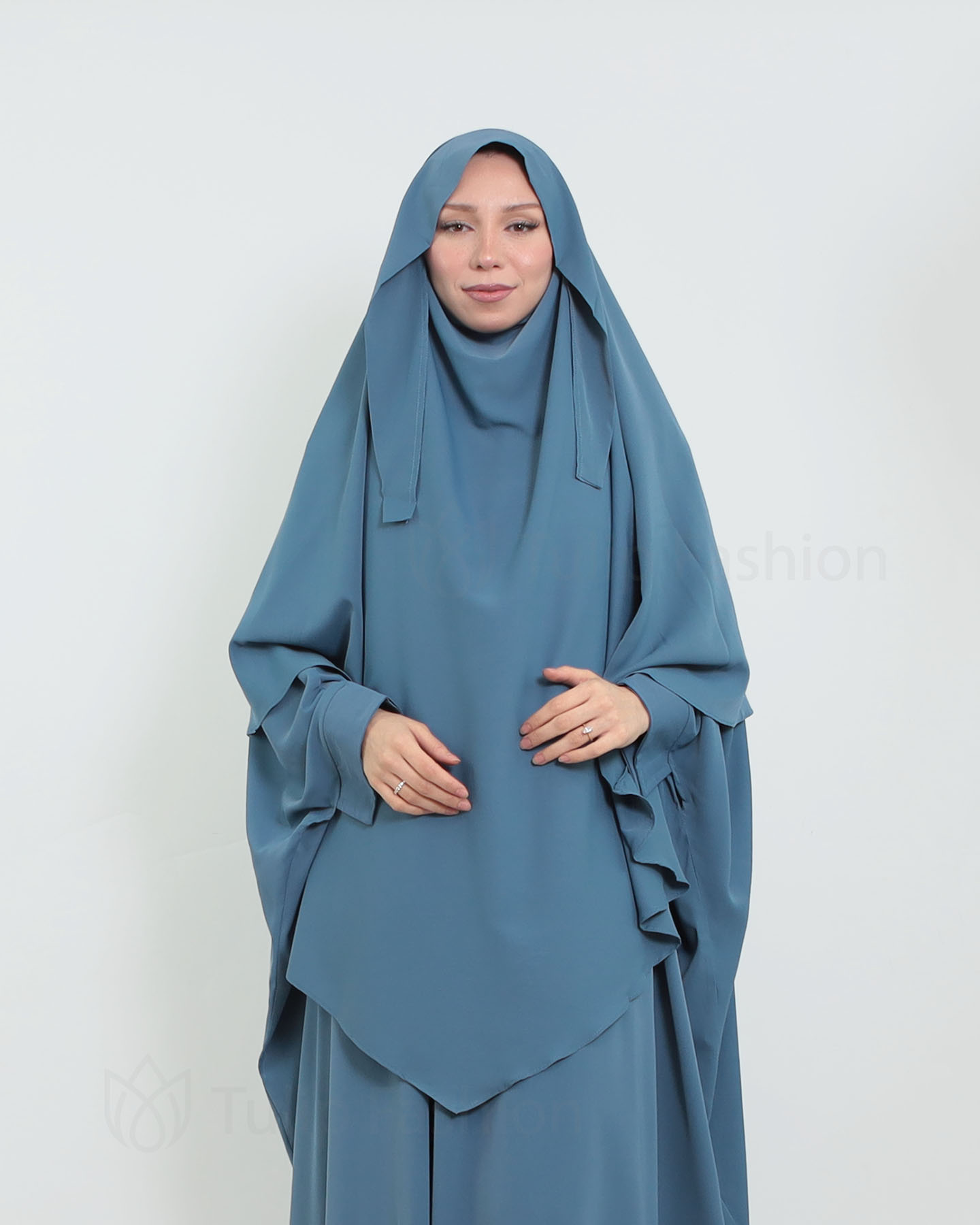 Abeer Khimar - Blue - 3