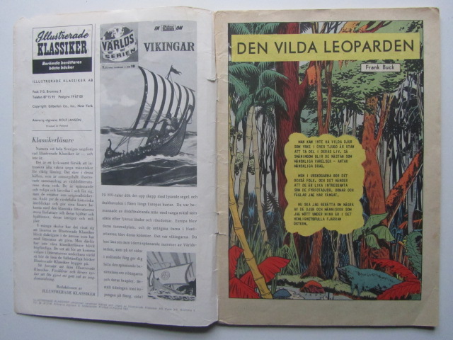 Illustrerade Klassiker 029 Den vilda leoparden 4:e uppl. Good - 3