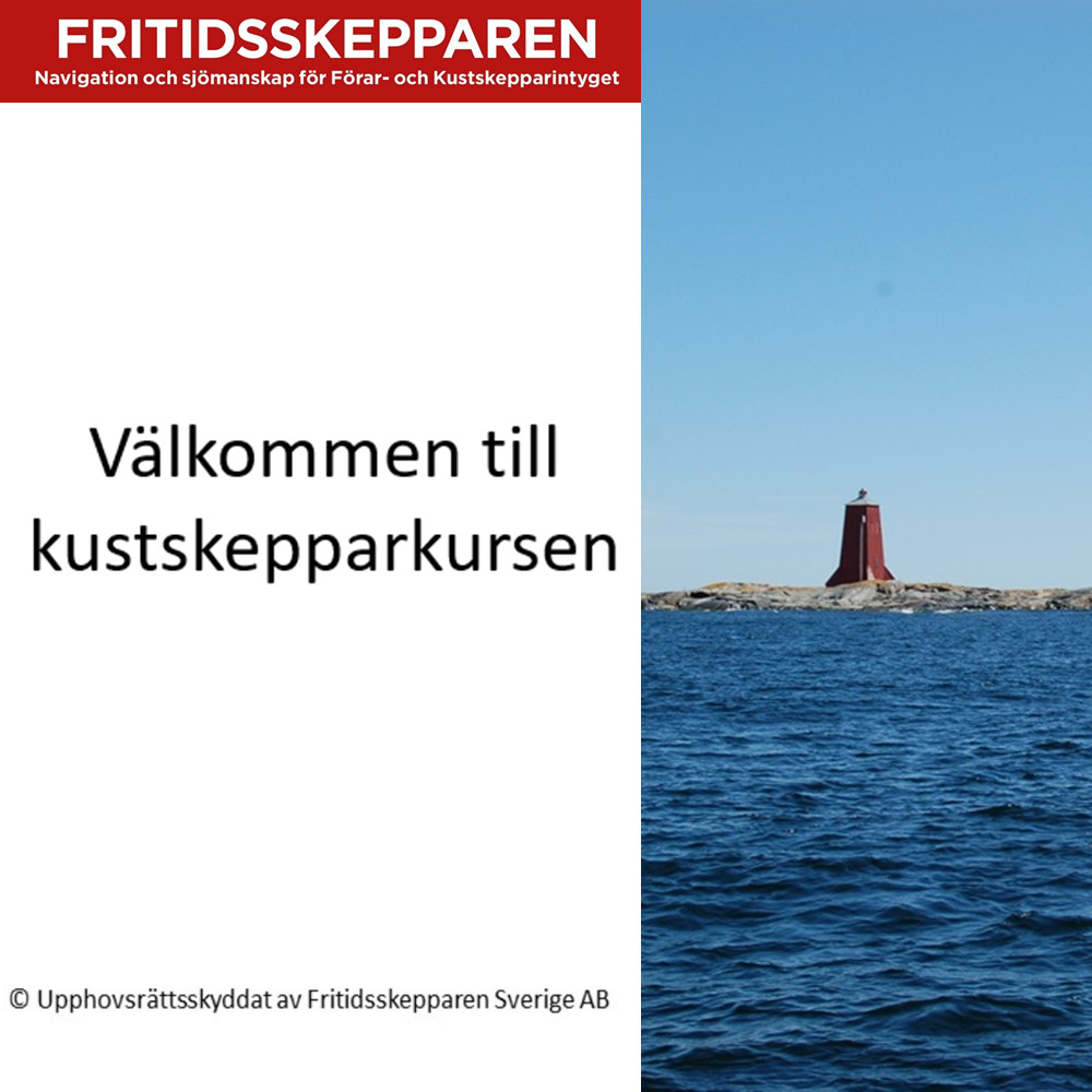 Komplettering för Kustskepparintyg  - 2