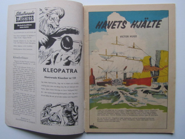 Illustrerade Klassiker 130 Havets hjälte 1:a uppl Vg - 3
