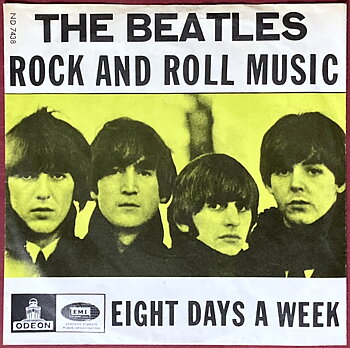 BEATLES - Rock and roll music 7" Danish PS 1965