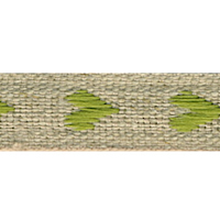 Dekorband Hjärta 11 mm Ljus grön