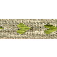 Dekorband Hjärta 11 mm Ljus grön