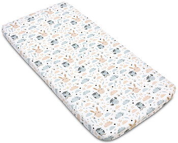 Dra-på-lakan för spjälsäng Uggla 60x120 cm