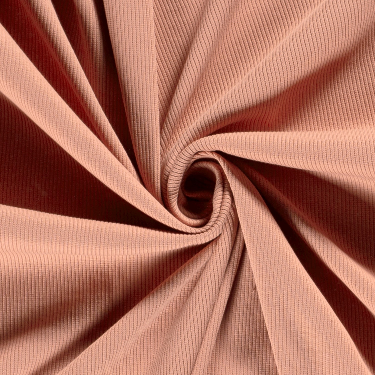 RIBBED JERSEY - CORAL