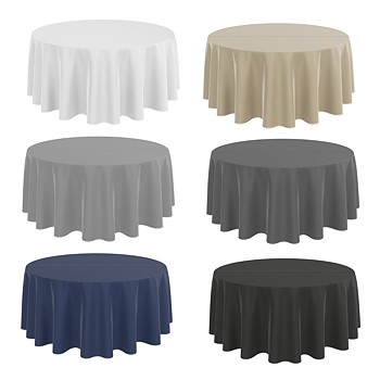 Bankettduk ekonomisk med söm på mitten polyester 100% - vikt 180g/m2