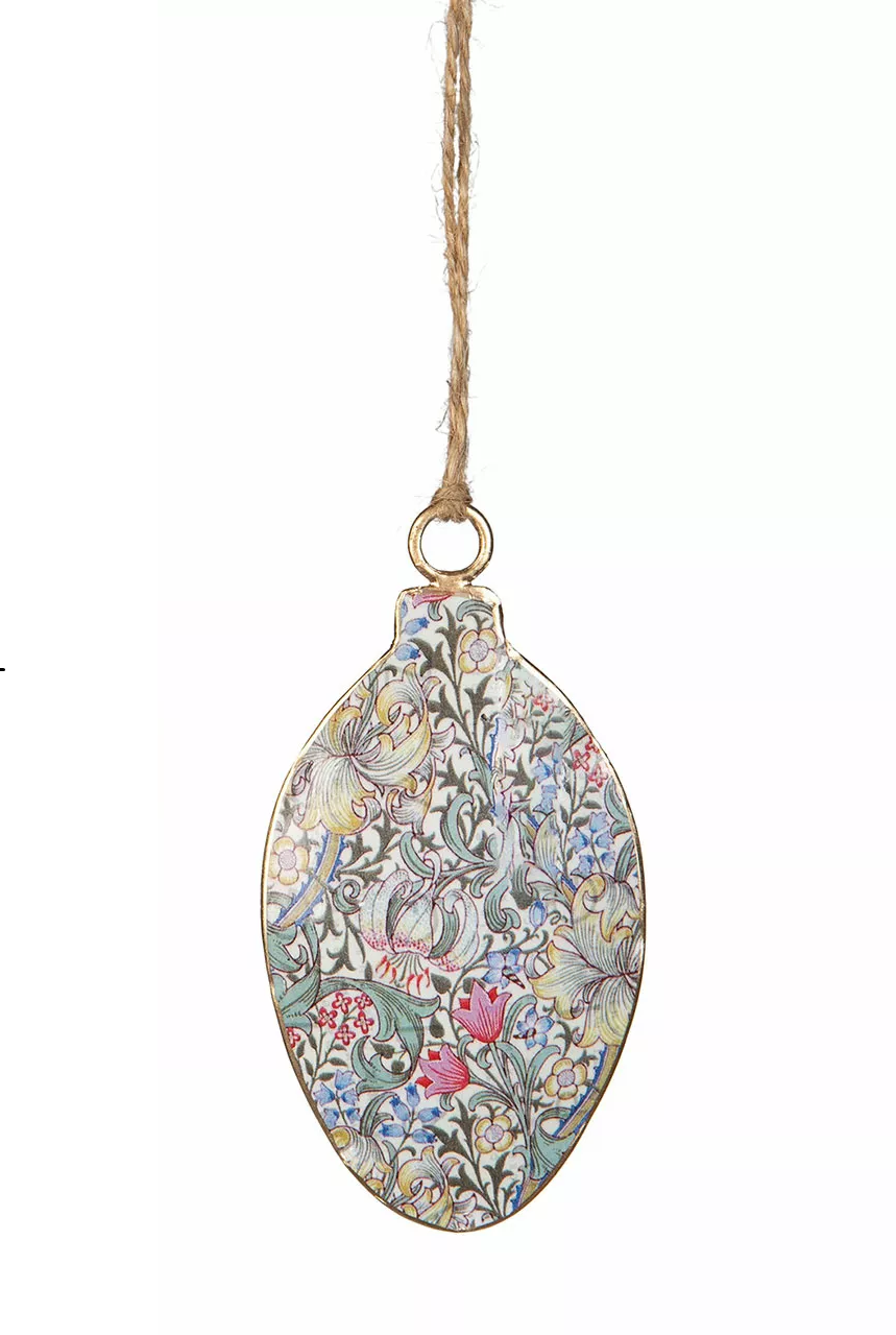 Påskägg - Ägg - Emalj - Emaljägg - Blomma - 8x5x1 cm - 2