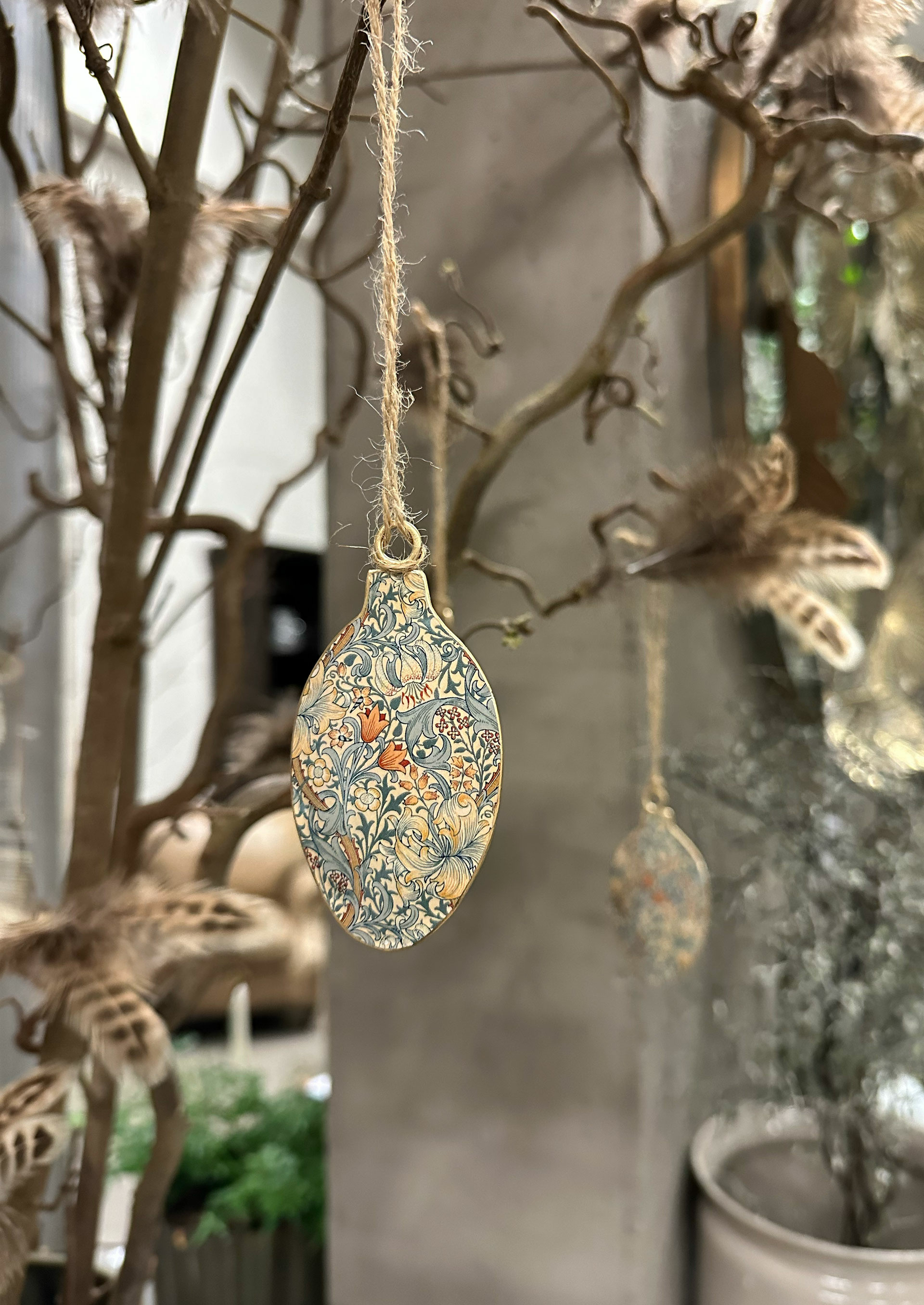 Easter egg - Egg - Enamel - Enamel egg - Flower - 8x5x1 cm