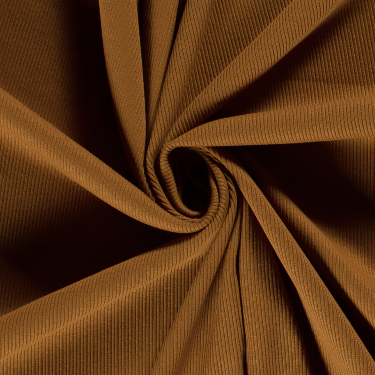 RIBBAD JERSEY - WARM COGNAC
