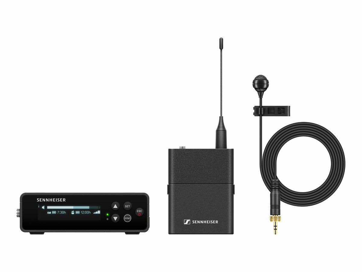Kit de microfone sem fios Sennheiser EW-DP ME4 SET com microfone de lapela