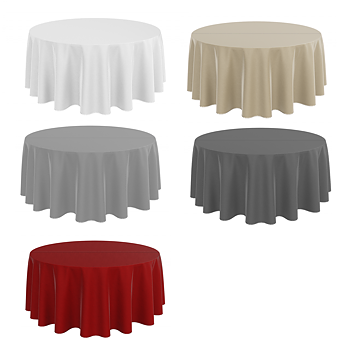 Bankettduk fläckmotståndskraftig med söm på mitten bomull 60% polyester 40% - vikt 240g/m2.