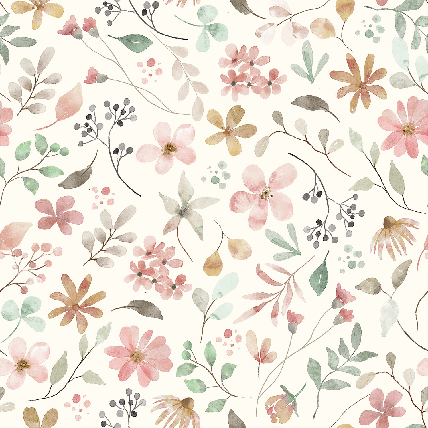 SPRING FLORALS  - RIBBAD 