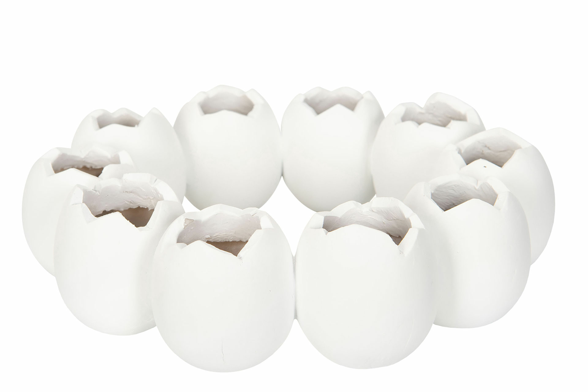 Wreath with eggs - Egg wreath - 21x6.5 cm - 4