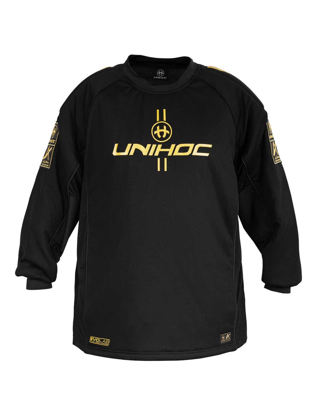 Unihoc Alpha Evolab MvTröja Black/Gold