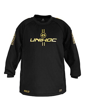 Unihoc Alpha Evolab MvTröja Black/Gold