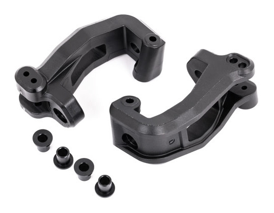 Traxxas 9532  Caster blocks (c-hub), left & right/ kingpin bushings (4)