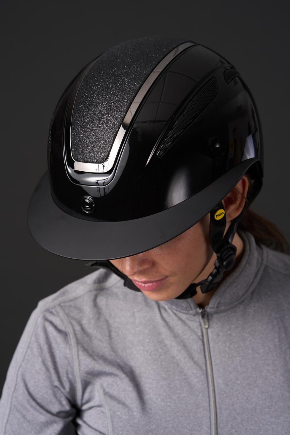 EQ Mips Ridhjälm Guardian Svart Glossy - 3