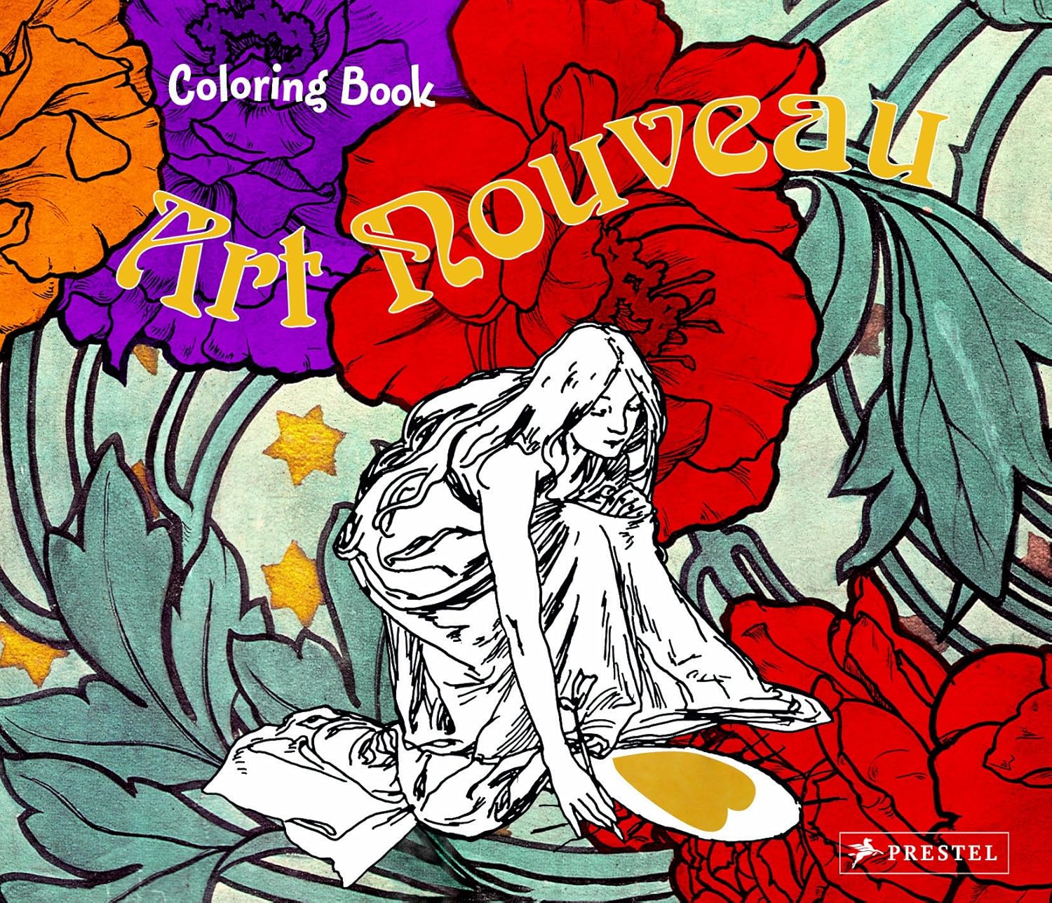 Art Nouveau - målarbok