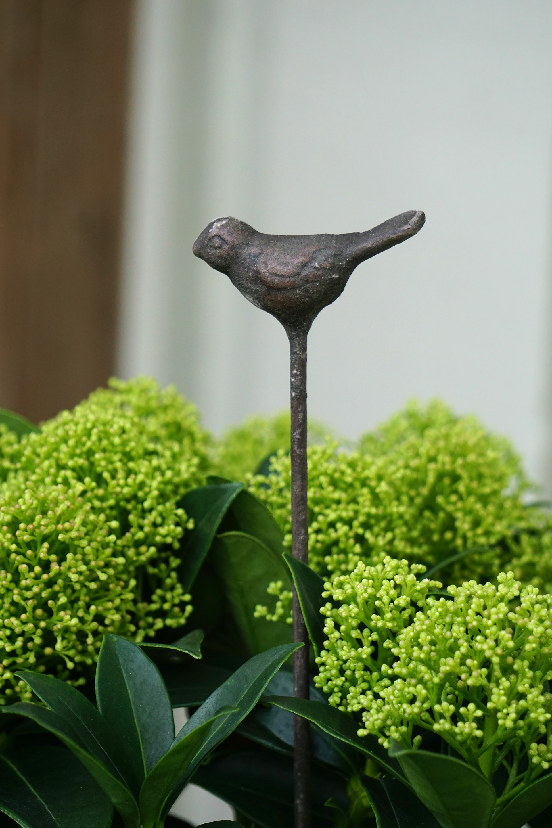 Stick with bird - Metal - 5x27 cm