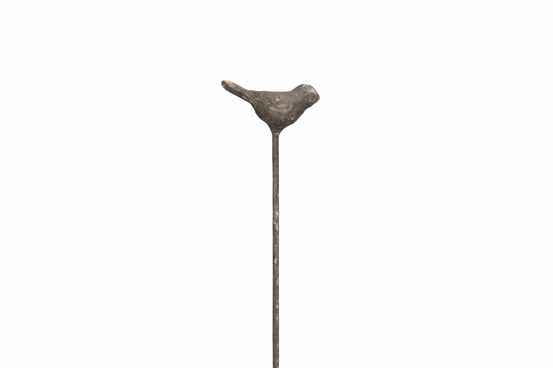 Stick with bird - Metal - 5x27 cm - 3