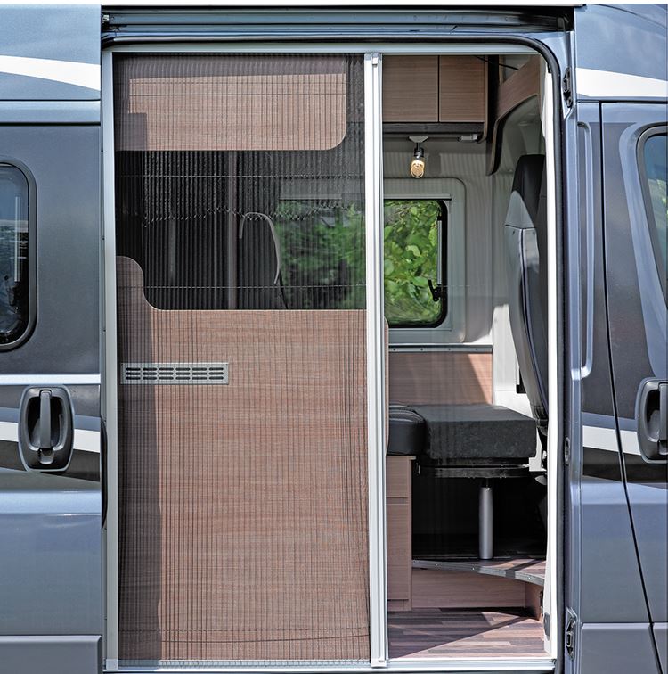 Myggnätsdörr FT 200 för monteringsidodörr på Fiat Ducato X250/X290.